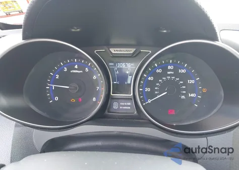 2014 Hyundai Veloster Turbo W/Blue z USA, uszkodzony, nr VIN KMHTC6AE2EU208720